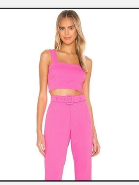 Hot Pink BARDOT PANTS AND TOP SET 8